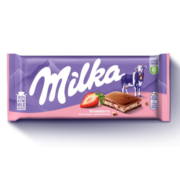 Milka Strawberry 3.5oz 22ct